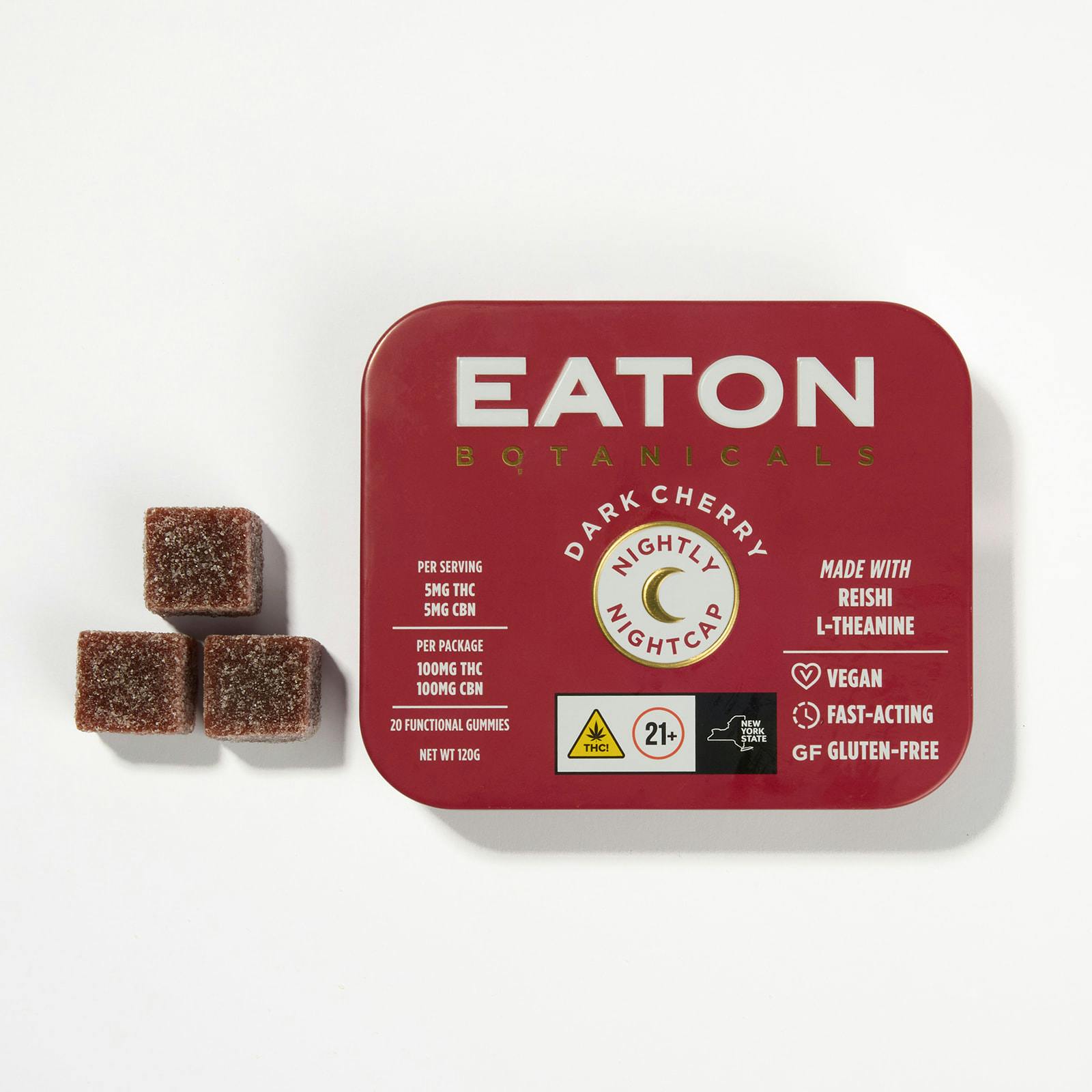 Eaton Botanicals | Dark Cherry Nightly Nightcap | 100mg | 20ct