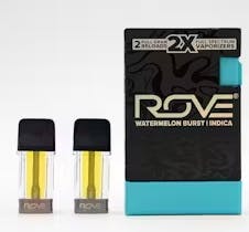 Rove Full Spectrum Vape Reload | 1g Each 2 Pack | Watermelon Burst