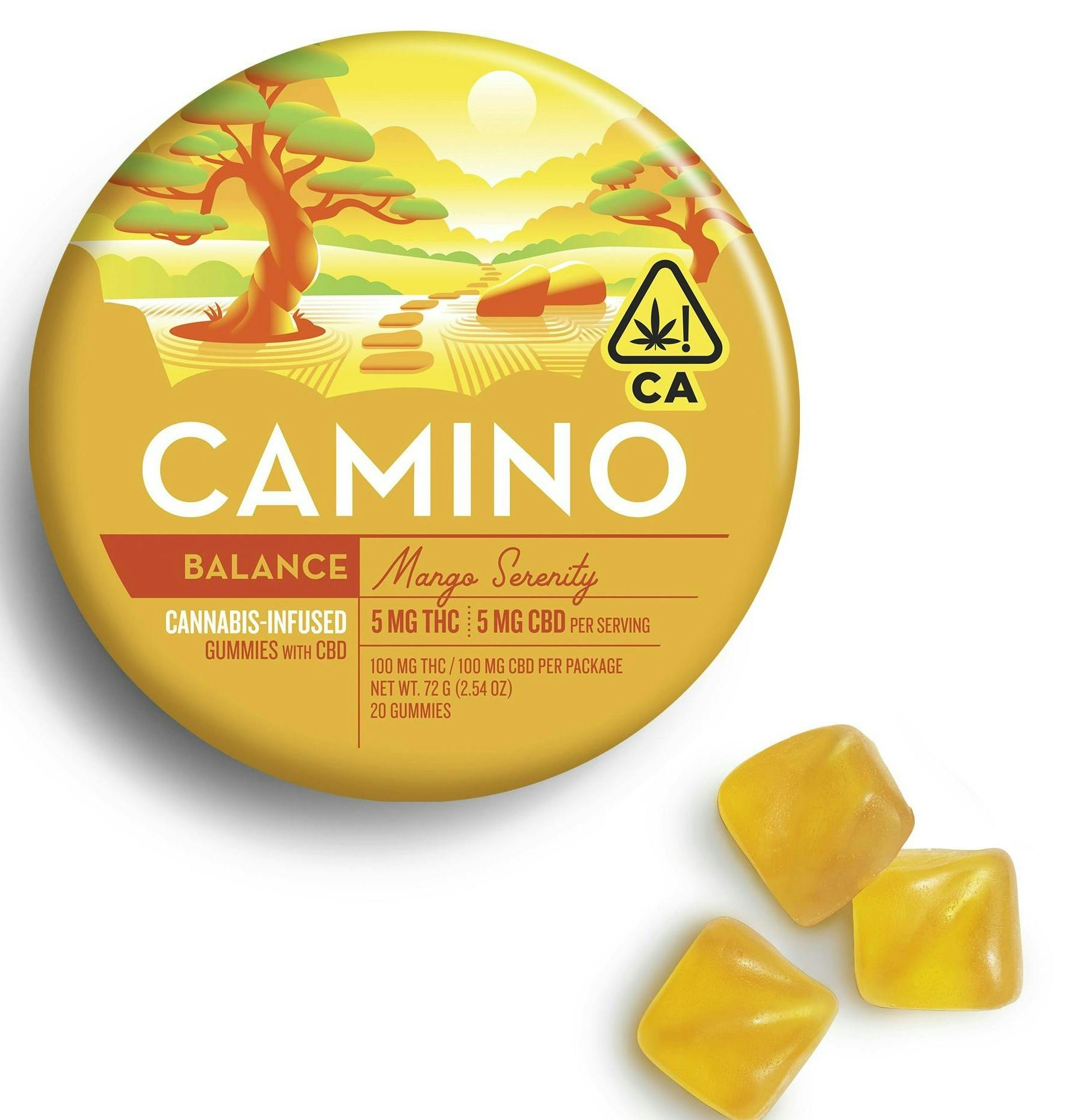 Camino Mango Serenity 1:1 Gummies