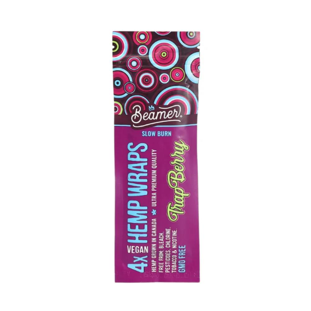 Beamer - 4pk Vegan Hemp Wrap - Trap Berry