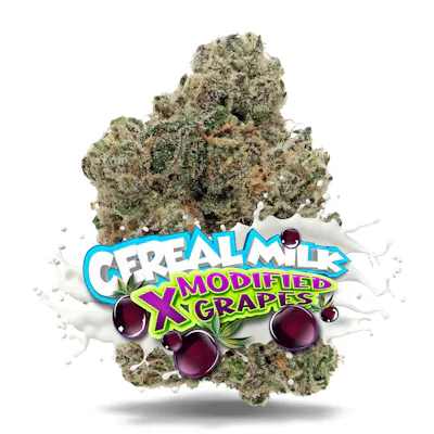 Cereal Milk x Modified Grapes #4 - Premium Flower, as Jungle Boys's menu shows it