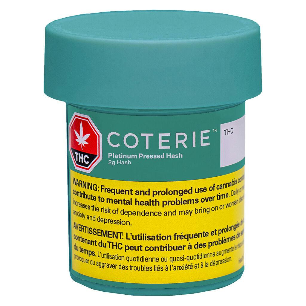 Coterie - platinum pressed hash