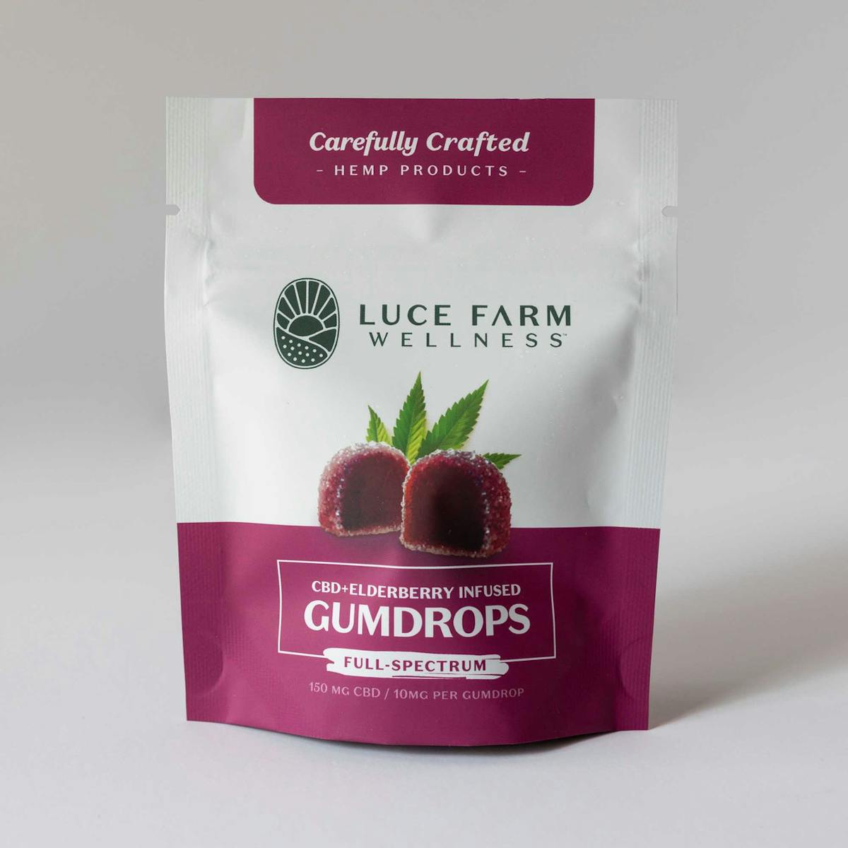 Image of Hemp + Elderberry Infused Gumdrops | 150mg CBD