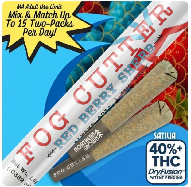 Product Red Berry Sherb Distillate Infused | Pre Rolls 2pk