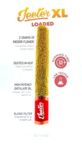 Jeeter - 2g XL Infused Preroll - Durban Poison