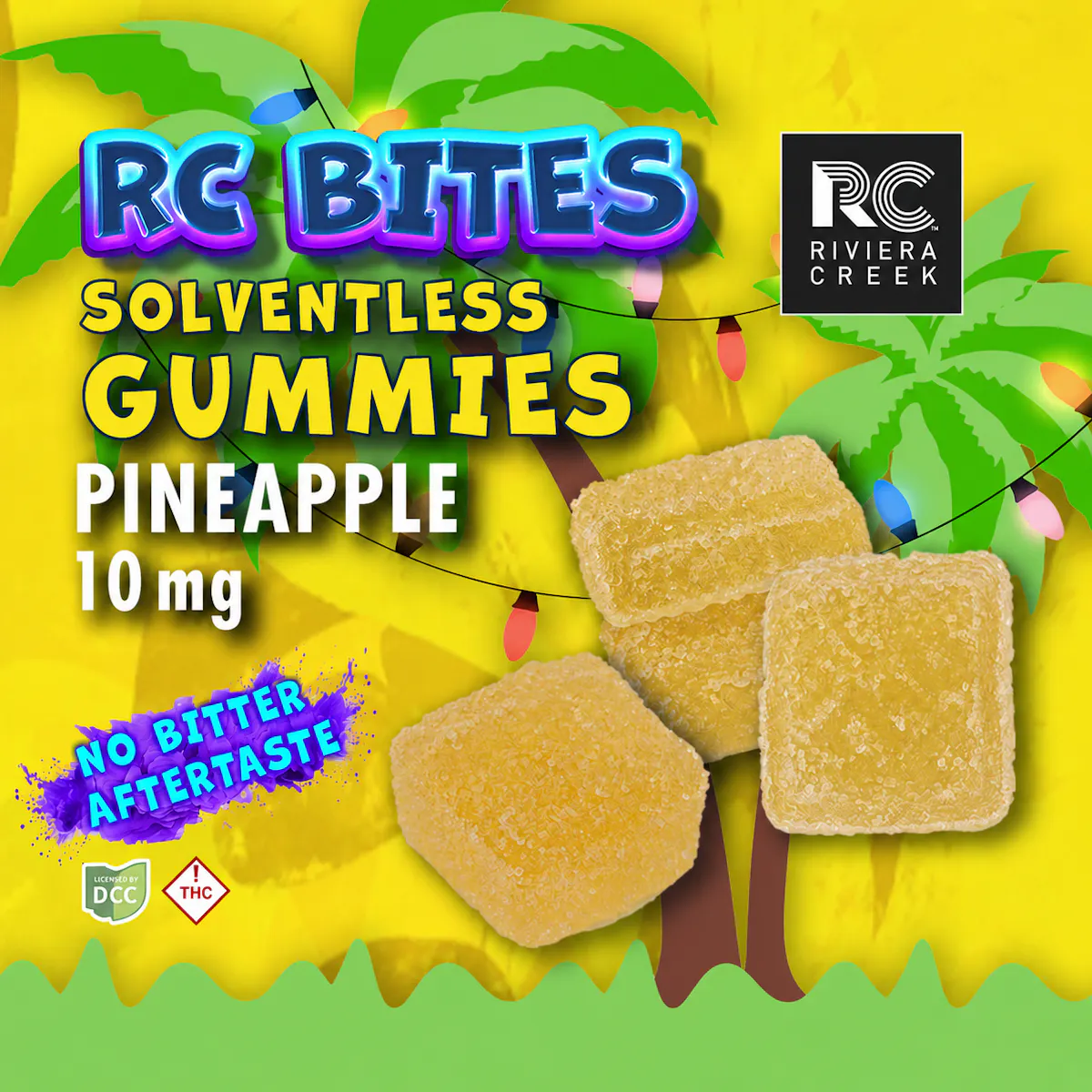 ukigaya2000　リップルエフェクト　親株　美株　65cmオーバー RC Bites Pineapple Gummies 3pk Edibles | Riviera Creek |