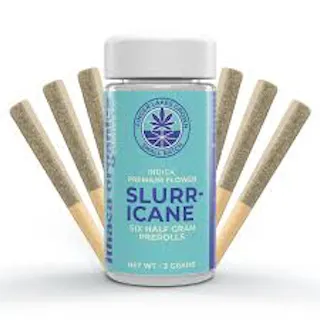 ITHACA ORGANICS | SLURRICANE | 6 X .5 GRAM PRE-ROLLS