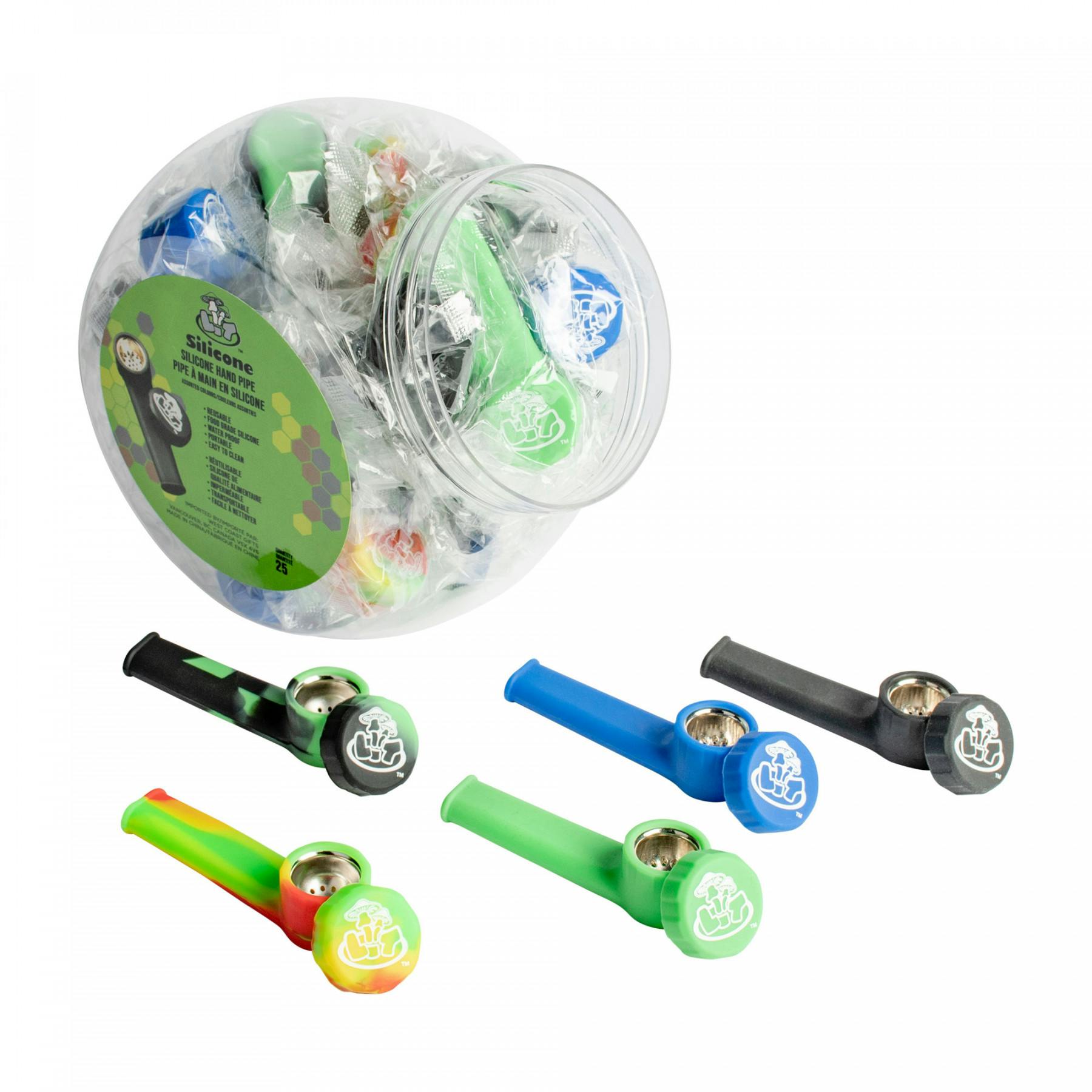 Lit silicone - hand pipe - 3. 5