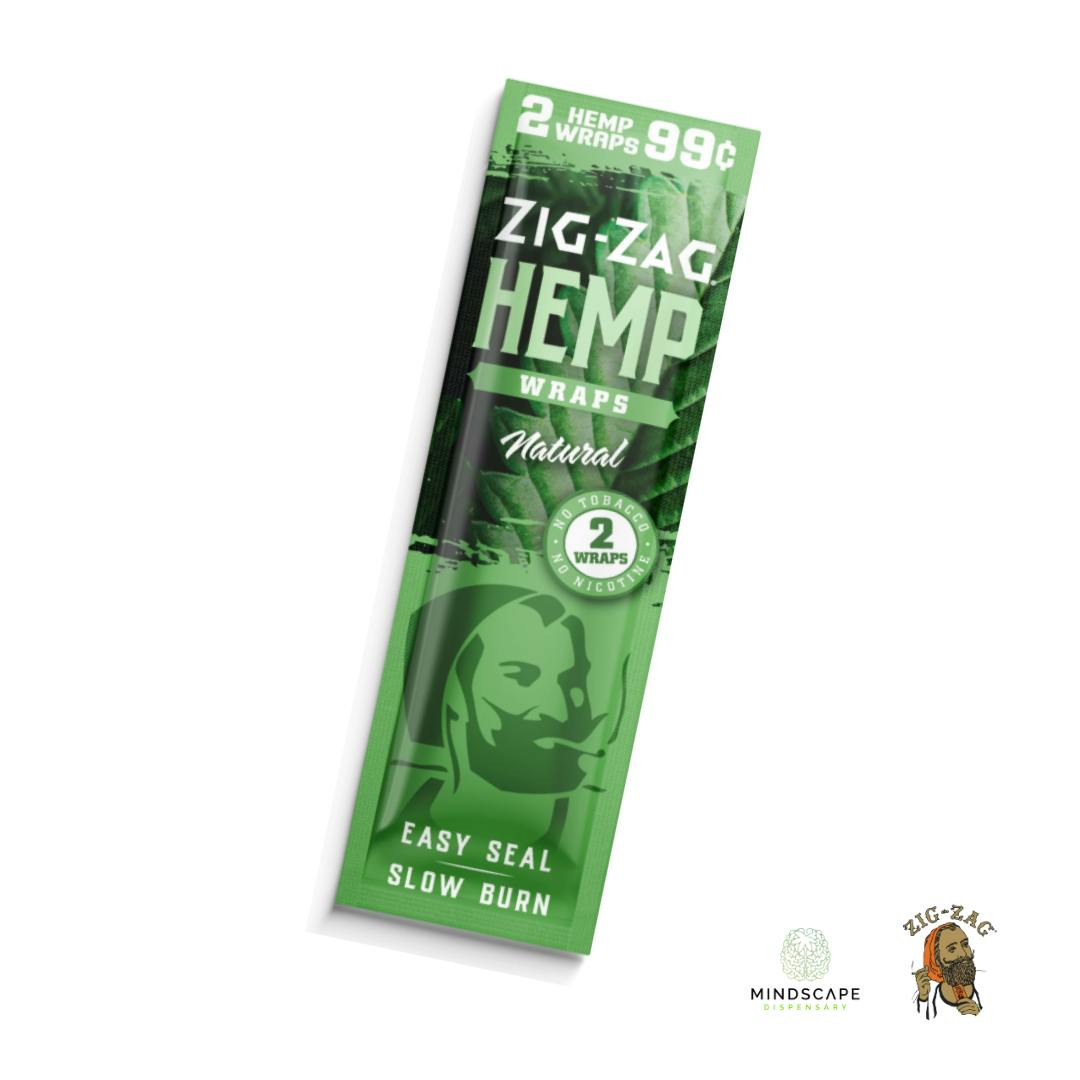 ZIG ZAG CIGAR HEMP WRAP NATURAL