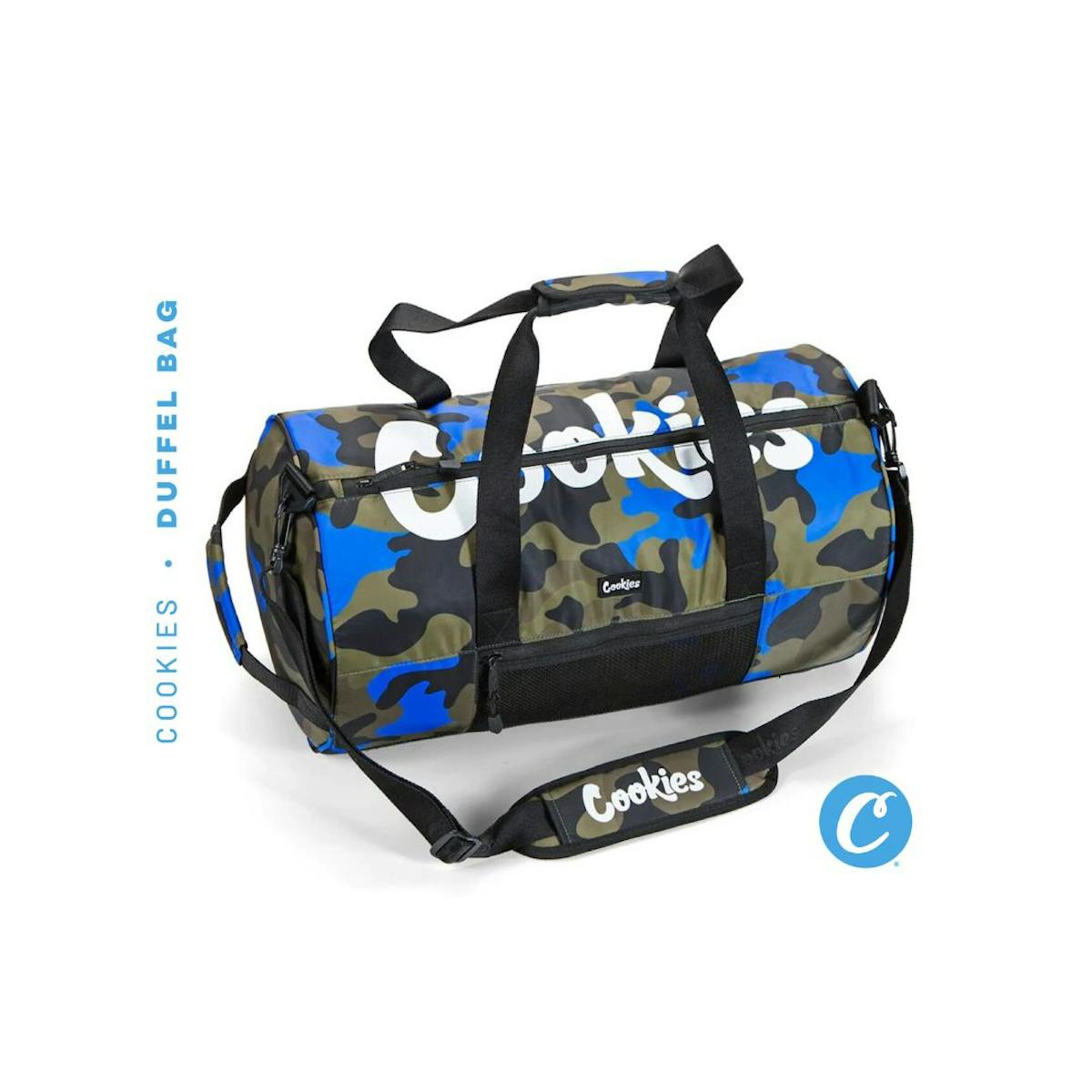 Photo of Summit Ripstop Smell Proof Duffel Bag – Camo/Blue