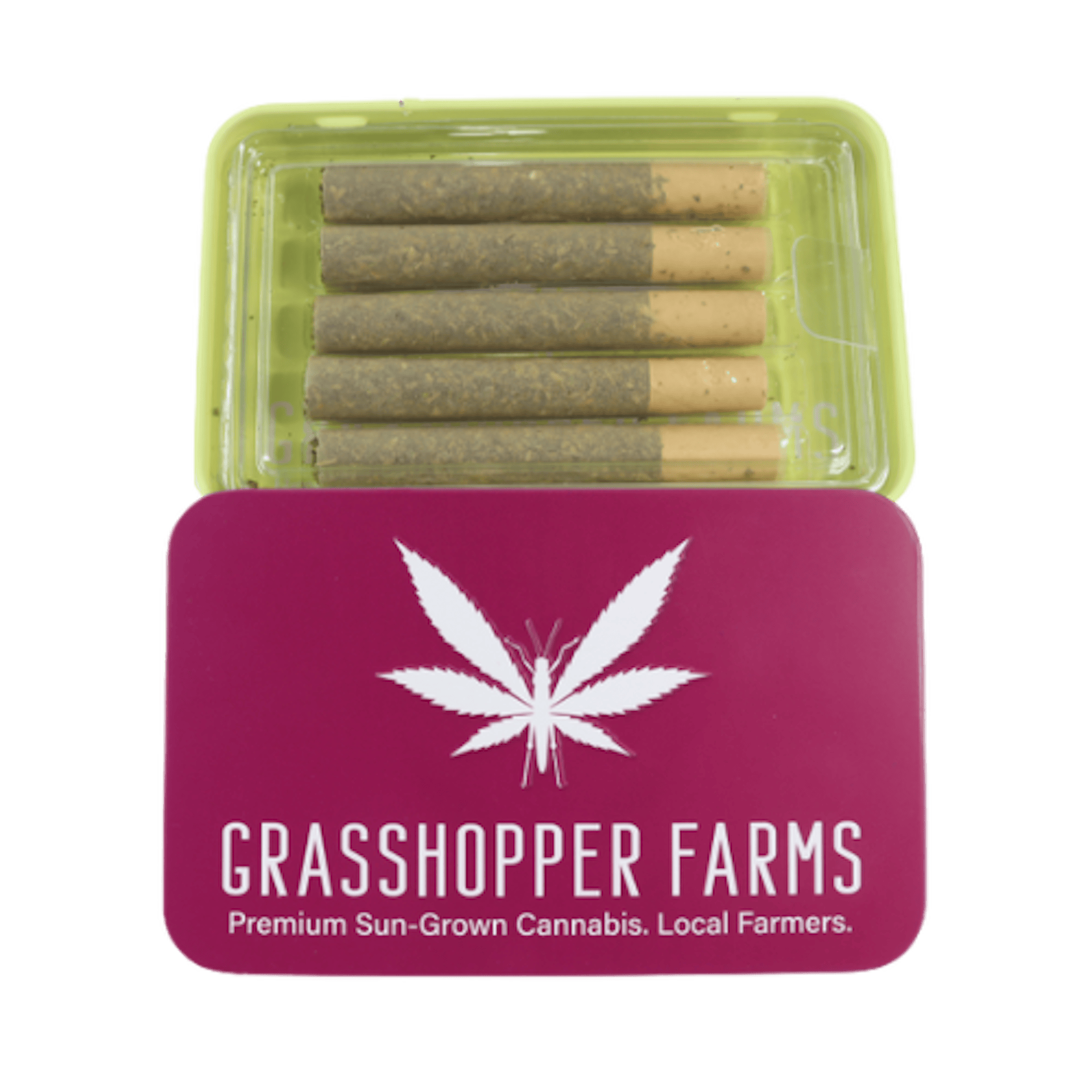 Grasshopper Farms - Kush Cakes 5pk Infused Pre-Rolls