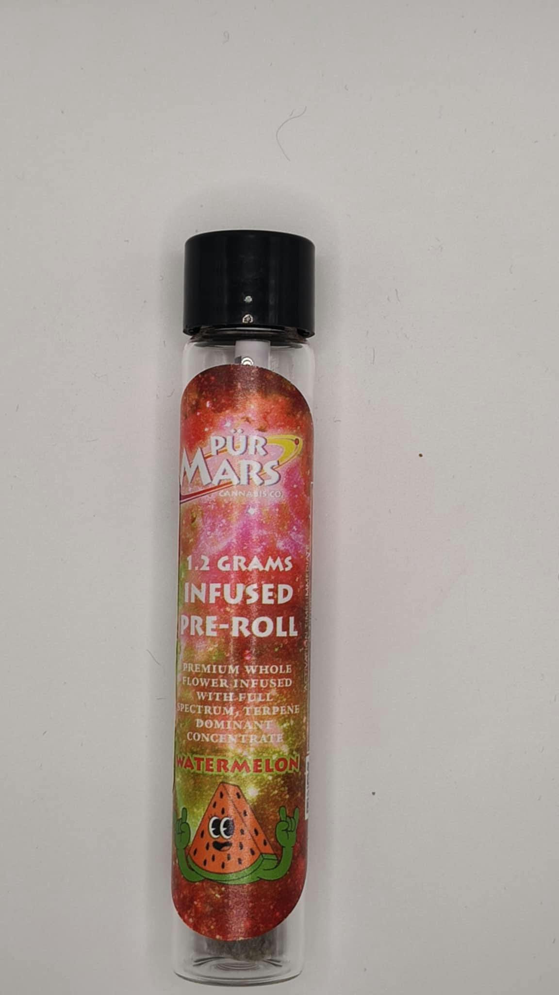 Product: Pur Mars | Infused Pre-Roll - 1.2g - Watermelon