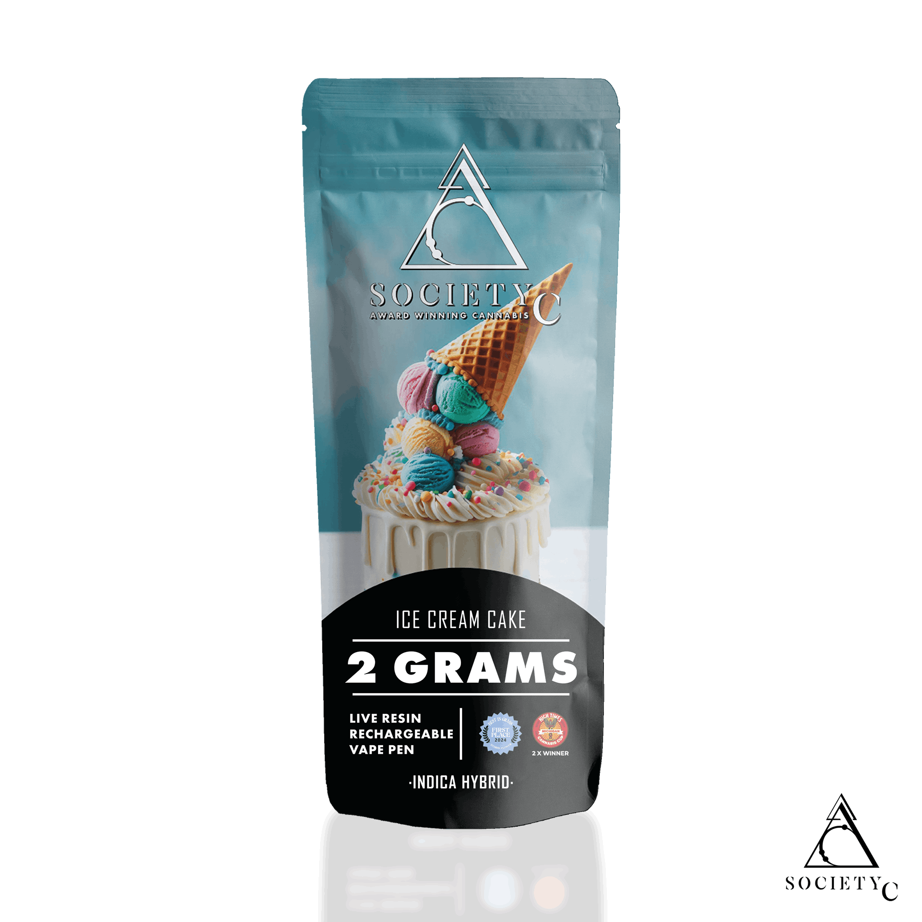 Society C - 2g Live Resin Disposable - Ice Cream Cake