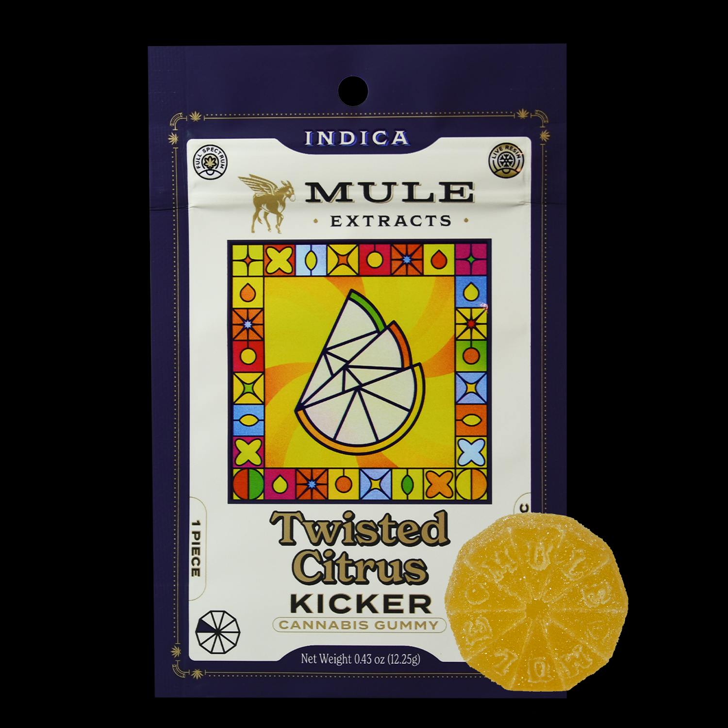 Photo of Mule 100mg Full Spectrum TWISTED CITRUS Indica Kicker