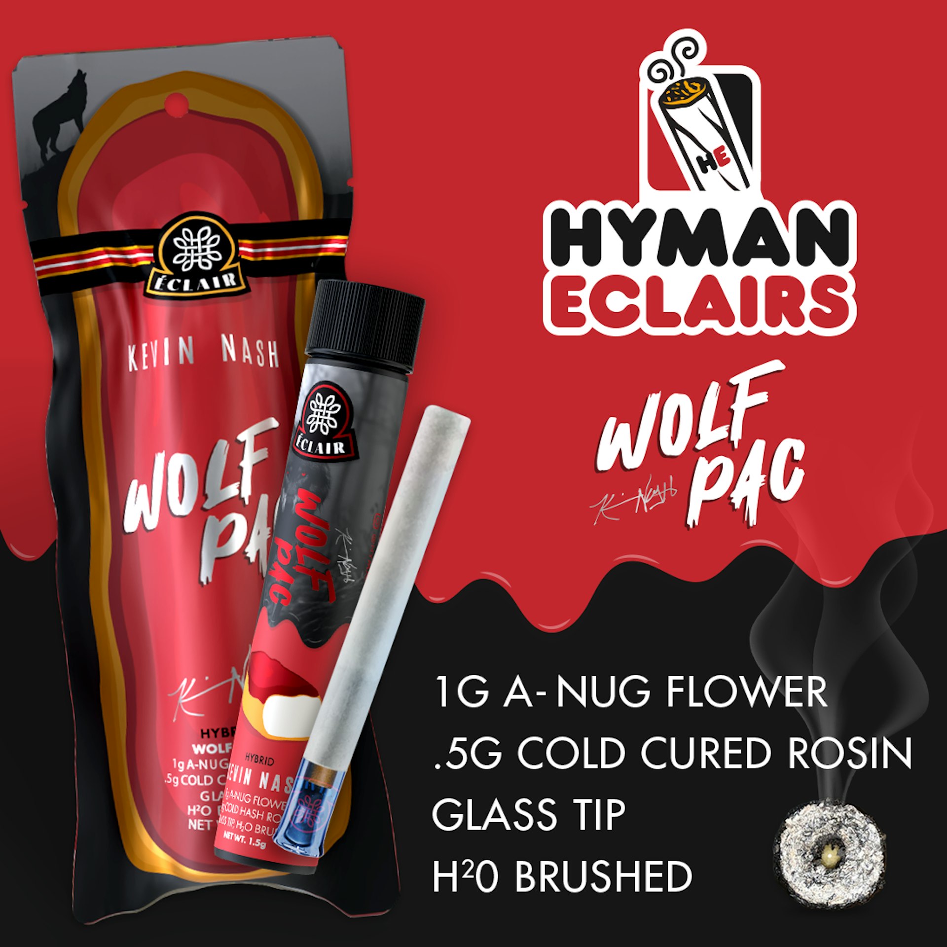 Hyman Eclair - Wolf Pac x Kevin Nash Infused Pre-Roll