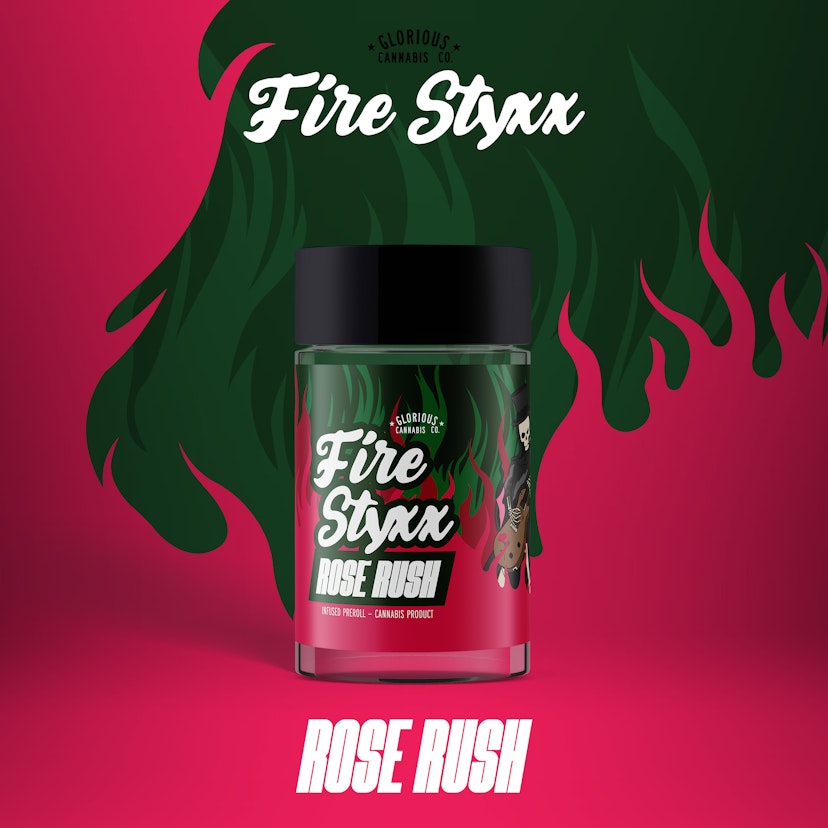 Fire Styxx Infused Pre-Roll 4pk | Rose Rush