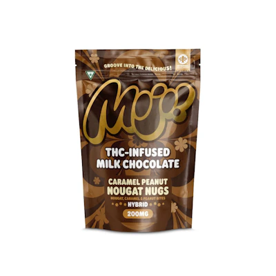 Mojo - 200mg Chocolates - Caramel Peanut Nougat Nugs - EDIBLES by Mojo at King of Budz