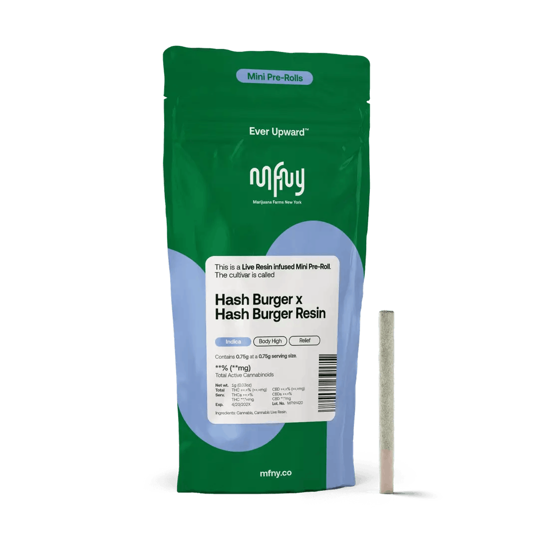 MFNY - .75g Live Resin Infused Preroll - Hashburger x Hashburger
