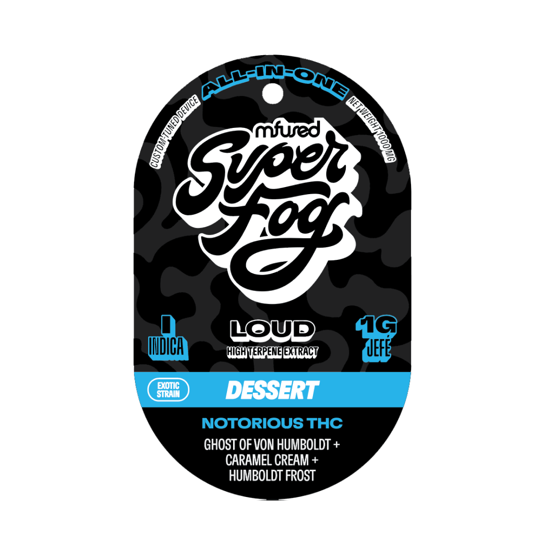 Mfused | Super Fog | Notorious THC | Disposable Vape 1g