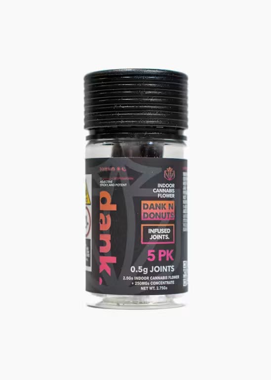Product Dank - Dank N Donuts - 5pk - 2.75g - Infused Prerolls