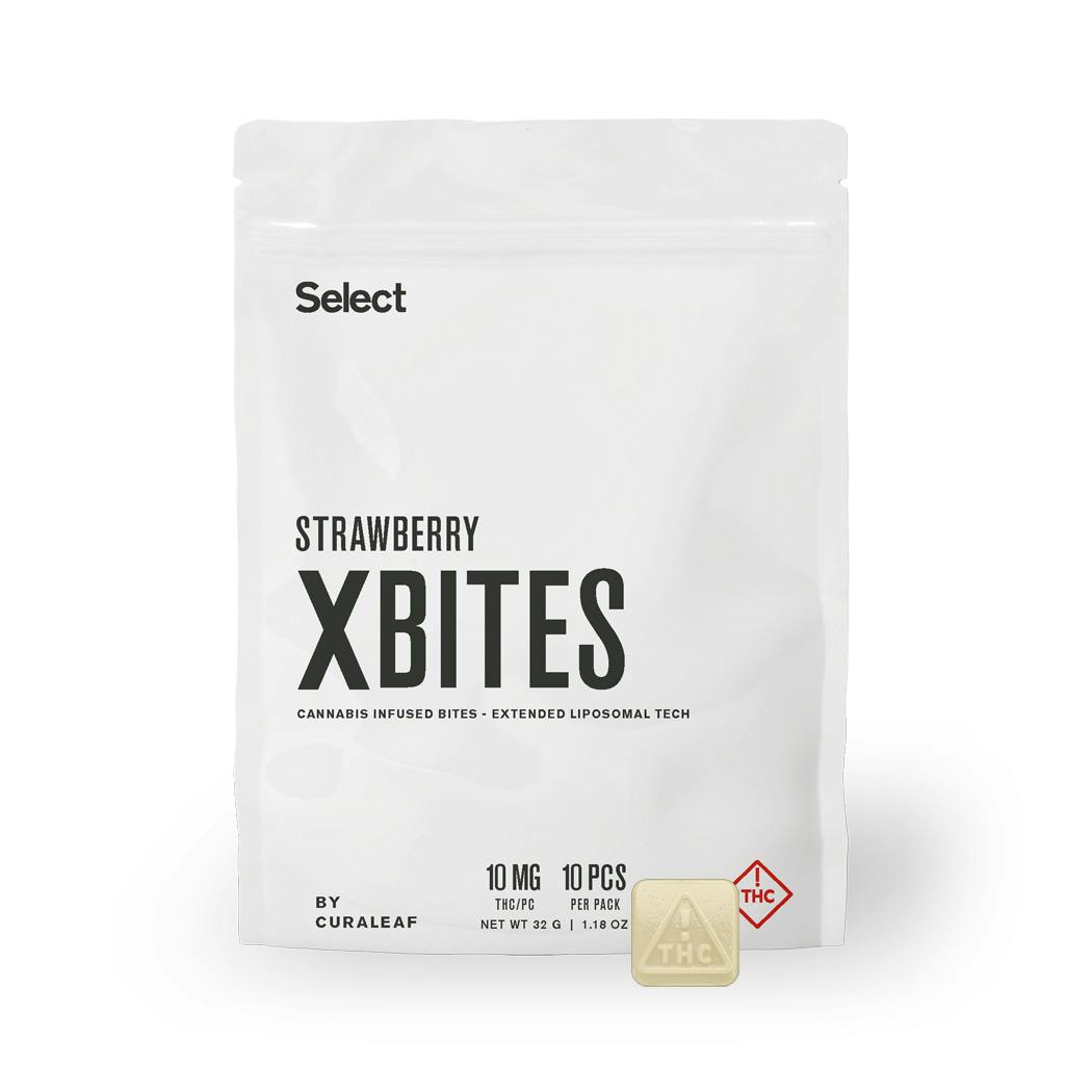 X Bites Strawberry 10pk 100mg