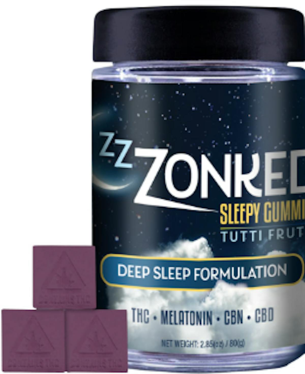 Photo of Zzzonked Tutti Frutti Gummies 100mg 20pk