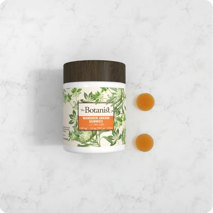 Product IGF Botanist Gummies (Hybrid) - Mandarin Orange 100mg 10pk 1:1 THC:CBD