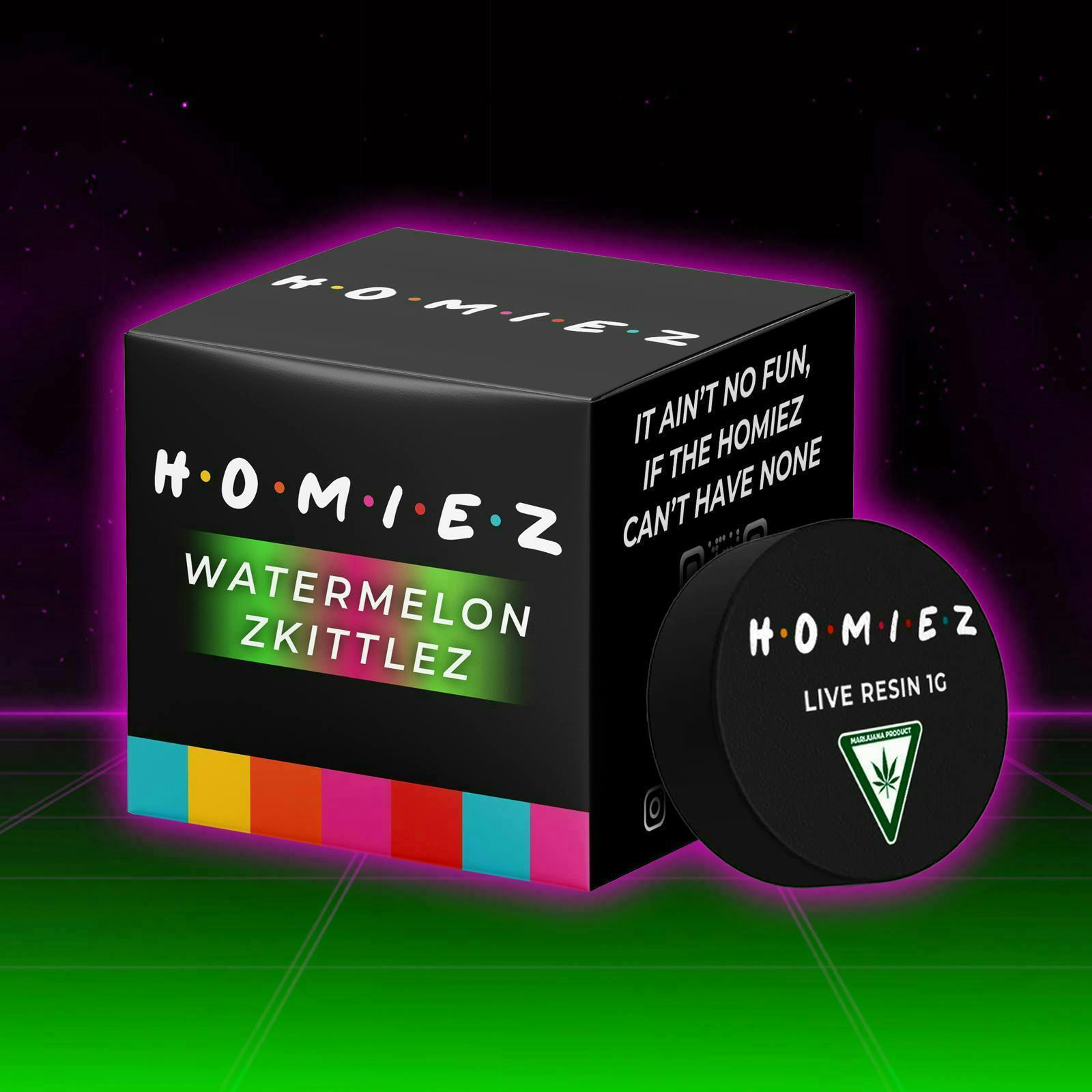 Product: Homiez | Live Resin - 1g - Watermelon Zkittles