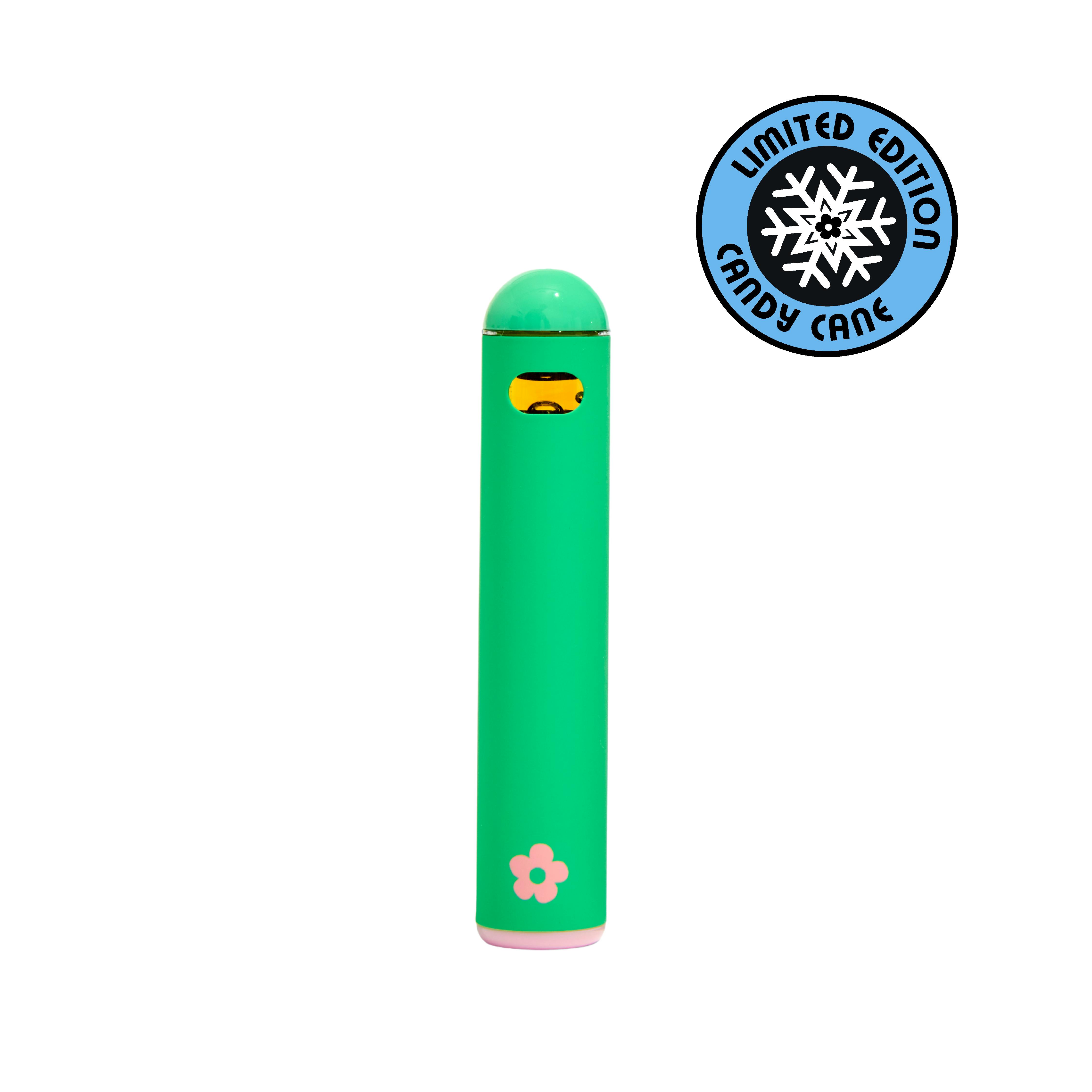candy cane vape disposable Flower by Edie Parker: Petal Puffer | Candy Cane | All-In-One | 0.5g