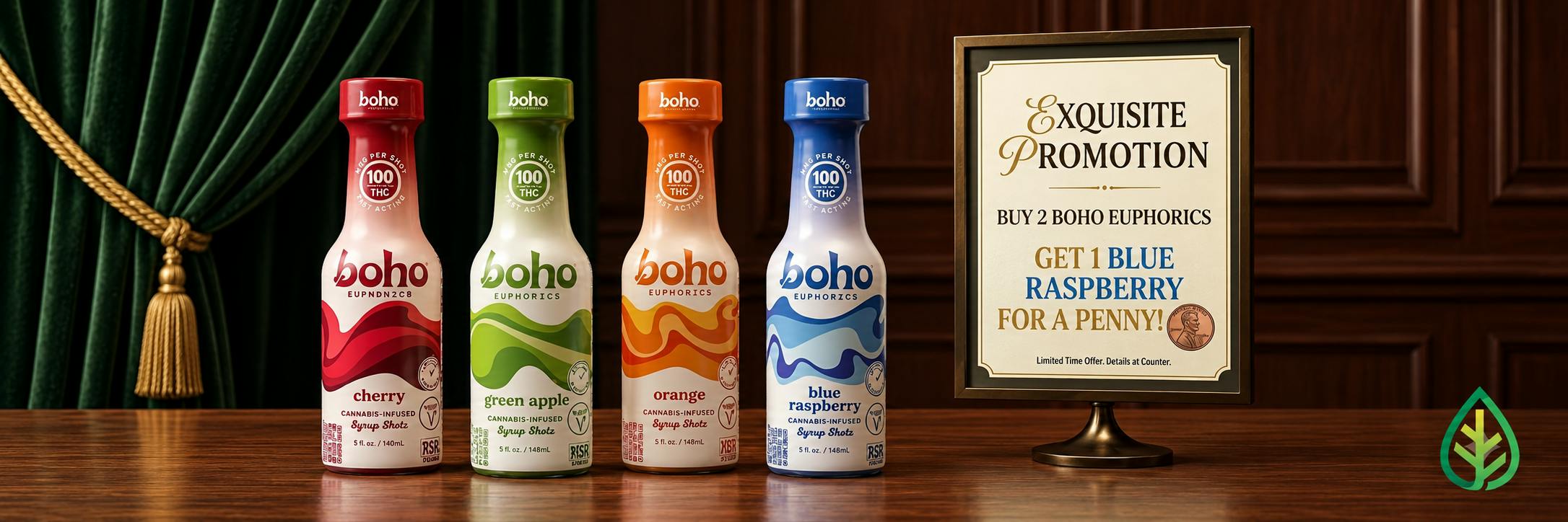 Buy 2 Boho Drink Mixers and get a Blue Raspberry 