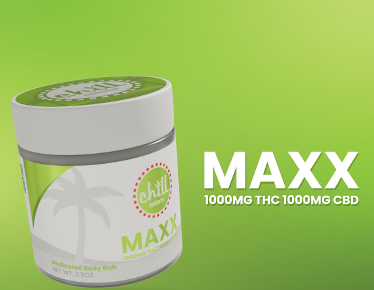 Photo of Chill 1:1 MAXX Body Rub 1000mg (THC:CBD)