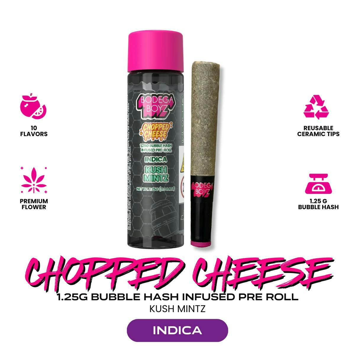 cheese flavored vape Chopped | Kush Mintz | 1.25g | Bubble Hash Infused Refillable Pod Kit Flavors:Strawberry Belts Buy Peak THCP Disposable
