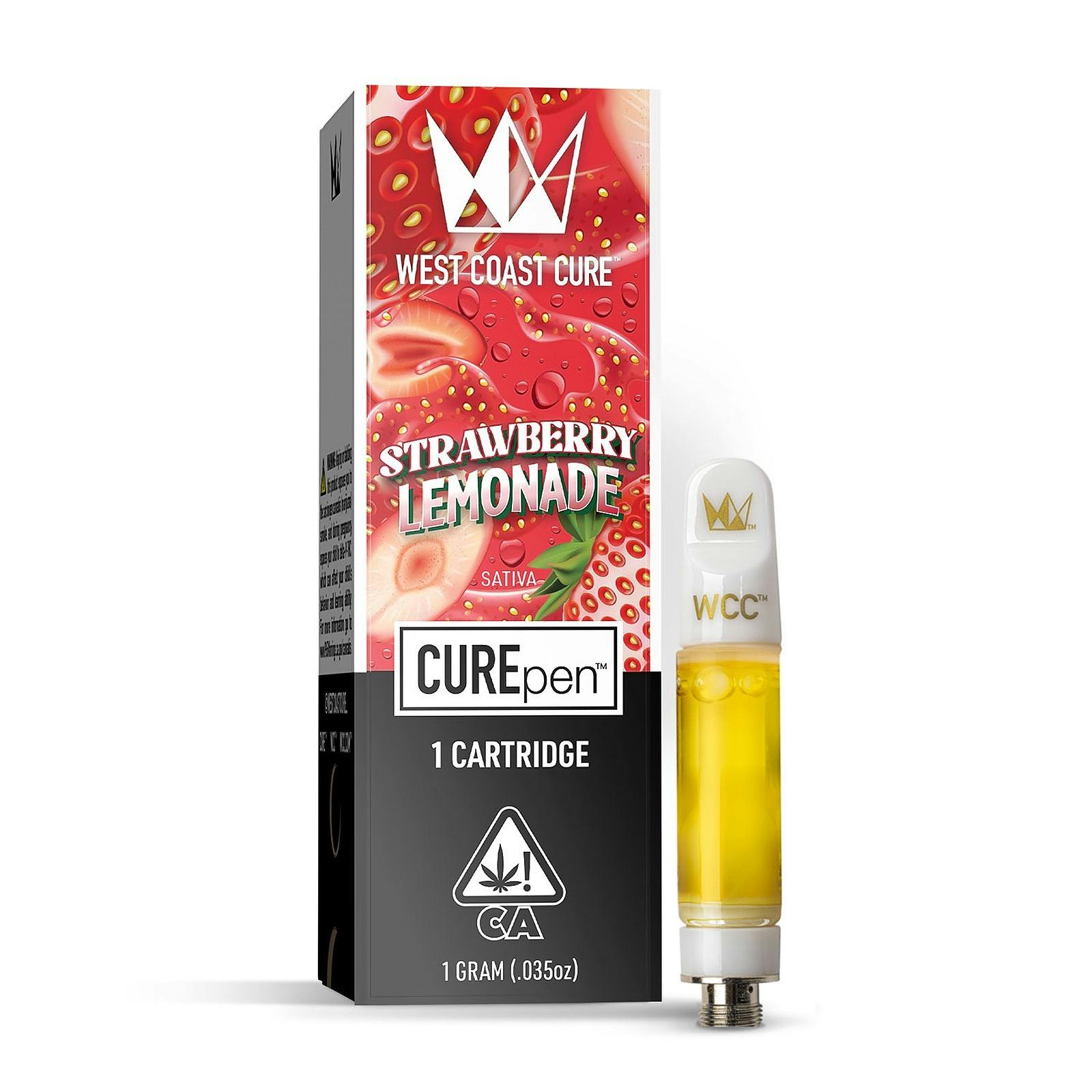 West Coast Cure Strawberry Lemonade Cart 1g Lemonnade Union City