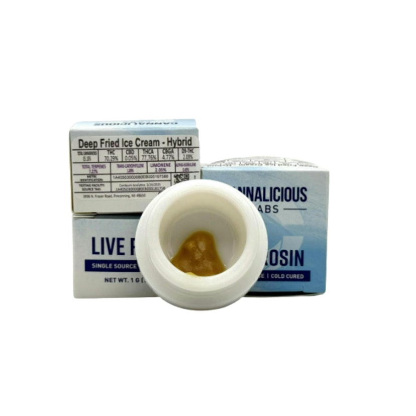 Cannalicious - Deep Fried Ice Cream Live Rosin