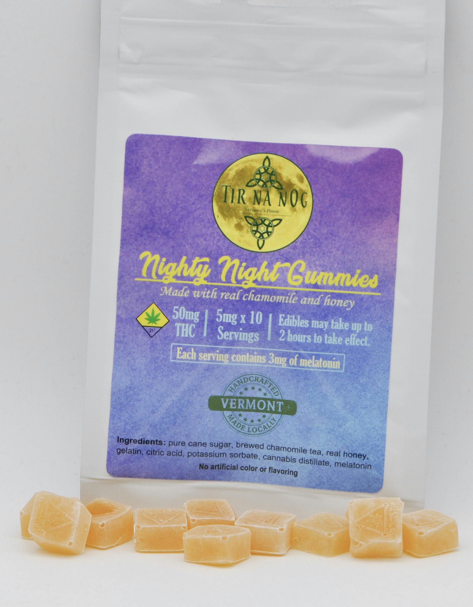 image of Nighty Night | 50mg THC + 30 mg Melatonin Gummies