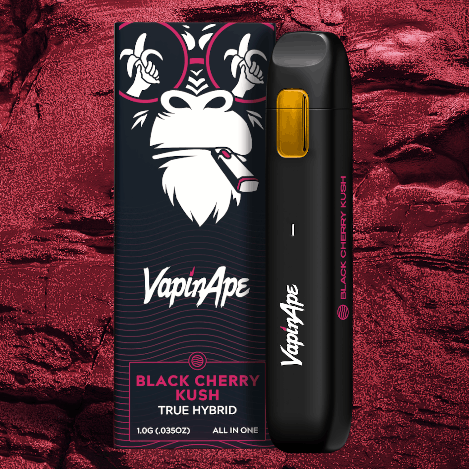 Vapin Ape - 1g Disposable - Black Cherry Kush (H)