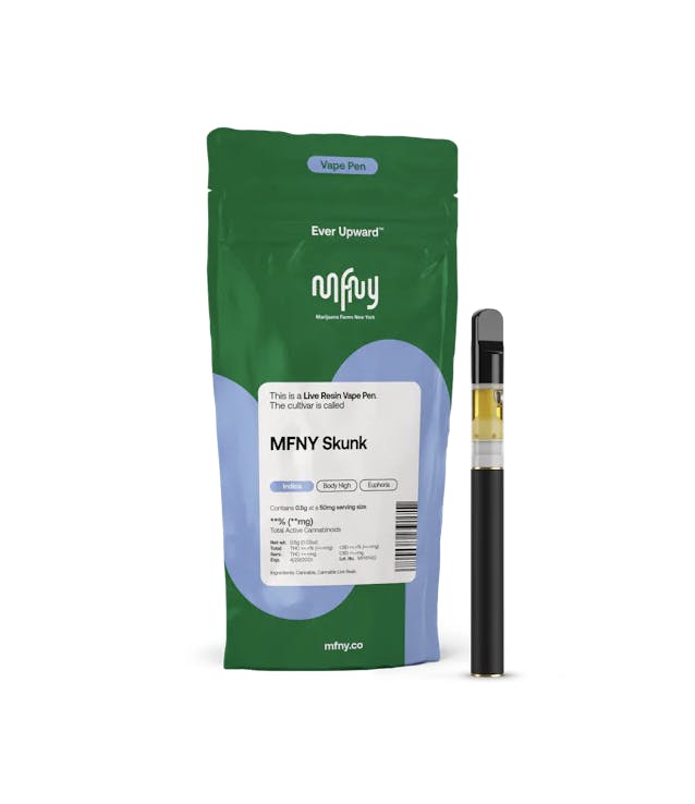 Vape | MFNY| Live Resin Disposable Vape | MFNY Skunk | .5g