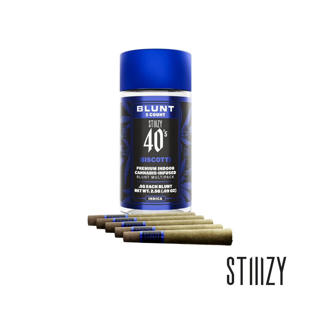 Stiiizy 40's - Biscotti - 5 x .5g Infused Blunts