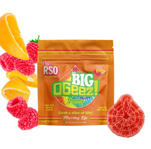 Peg's Raspberry Orange RSO Gummies
