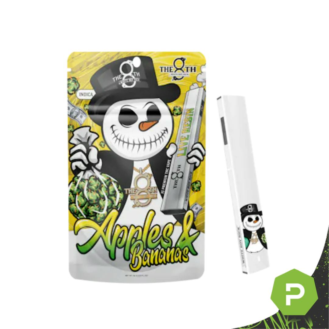 The 8th White Boy Rick Live Resin Disposables | Apples & Bananas