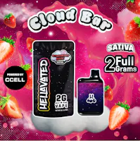 Product Hellavated - Strawberry Haze Cloud Bar Disposable Vape (2g)