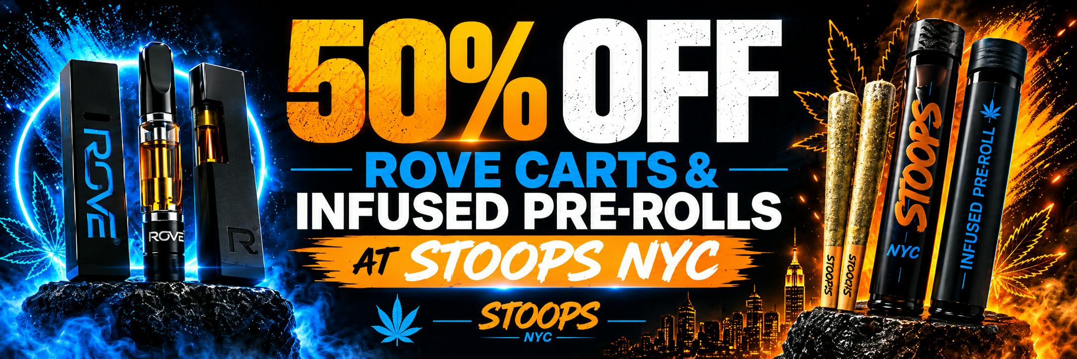 ROVE CART PRE ROLLS NYC CANNABS DISPENSARY NYC FLATIRON 