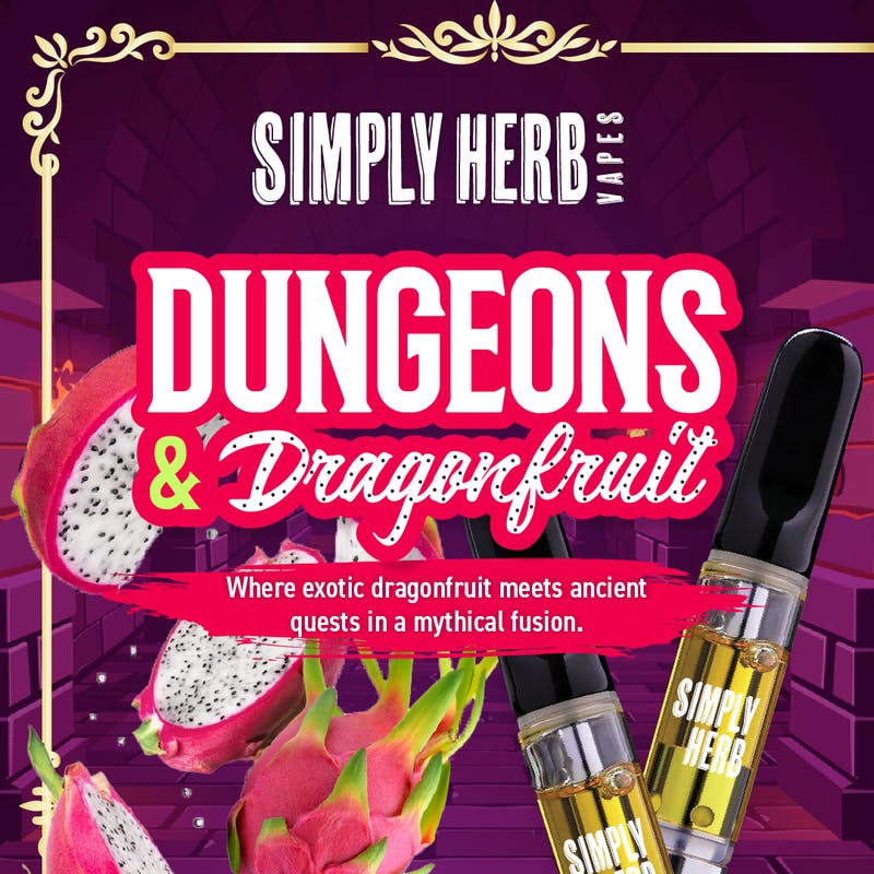 Dungeons & Dragonfruit 510 Vape Cart 1g • Potency