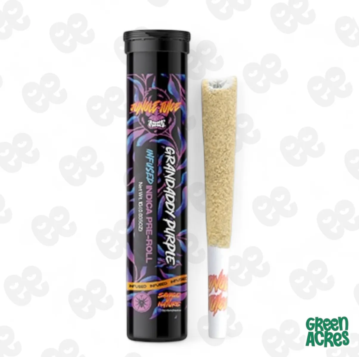 Jungle Juice: Grandaddy Purple 1G Infused Tarantula Pre-Roll
