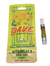 Product: Cheech & Chong | Sour Jack | D.A.V.E Vape Cart Sativa