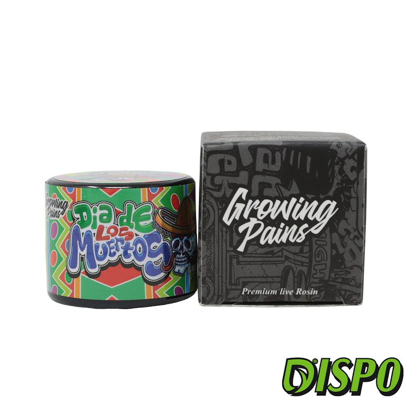 Growing Pains - Los Muertos 1G Live Hash Rosin