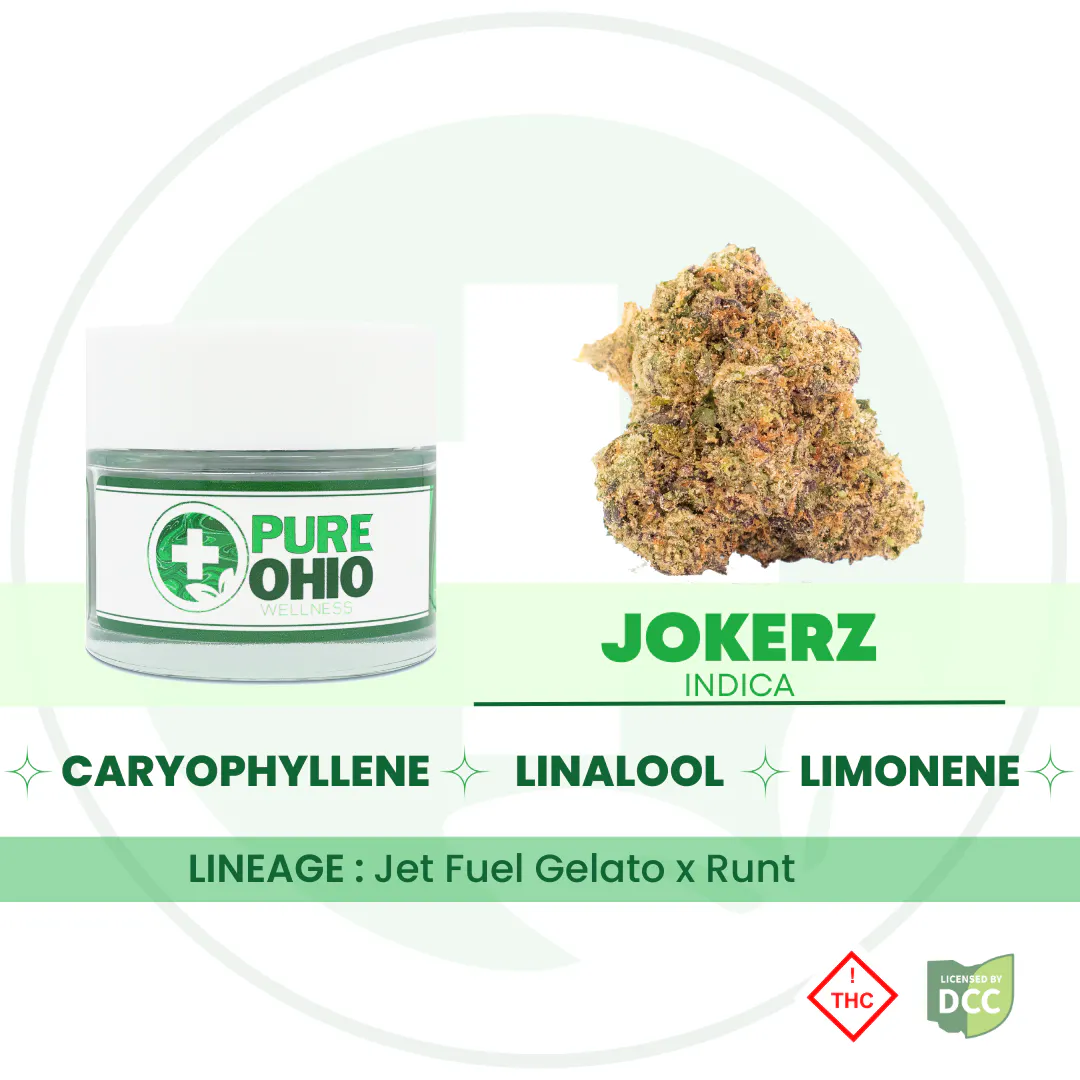 Jokerz 2.83g (Indica) I Pure Ohio Wellness | Harpster - OCC