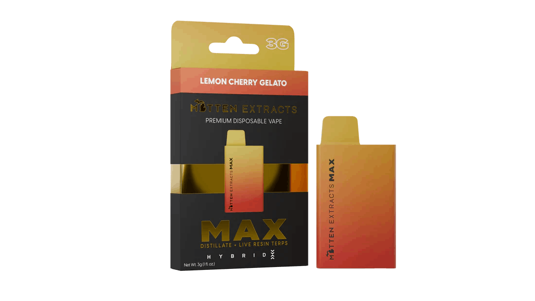 MITTEN EXTRACTS | LEMON CHERRY GELATO | PLUS DISPOSABLE MAX HYBRID