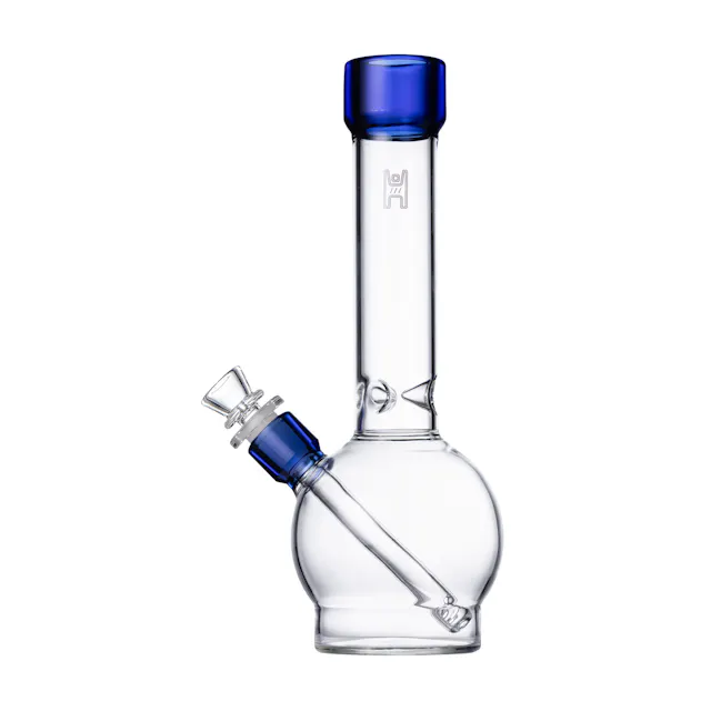 Unknown brand 12" Bong Ball Clear / Blue (glassware)