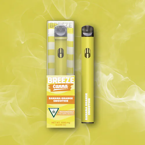 Banana Orange Smoothie – Classic 1g PLUS Vape Device – BREEZE Canna-active